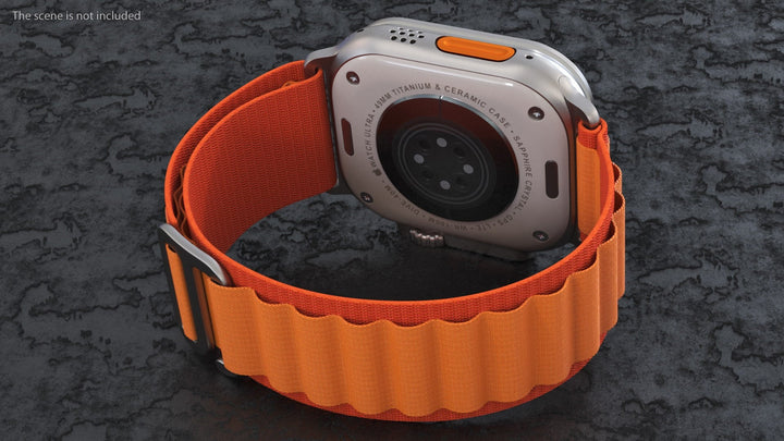 ⌚ SlickGear - Apple Alpine Loop Band – Compatible with Apple Watch Ultra – Orange Edition - Slickgear
