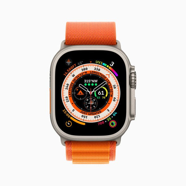⌚ SlickGear - Apple Alpine Loop Band – Compatible with Apple Watch Ultra – Orange Edition - Slickgear