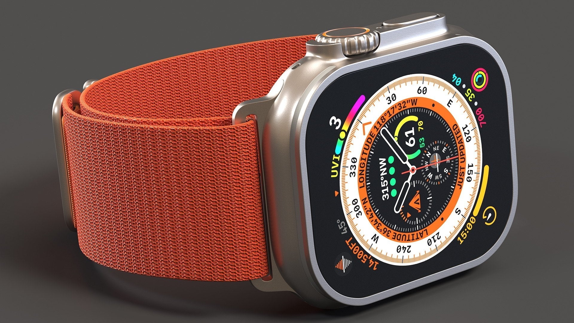 ⌚ SlickGear - Apple Alpine Loop Band – Compatible with Apple Watch Ultra – Orange Edition - Slickgear